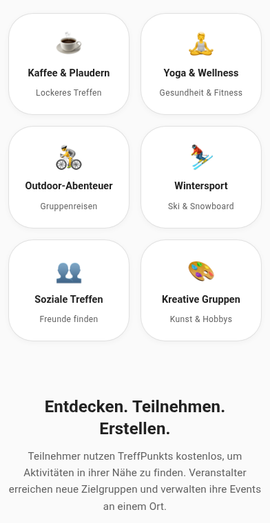 Treffpunkts.de mobile